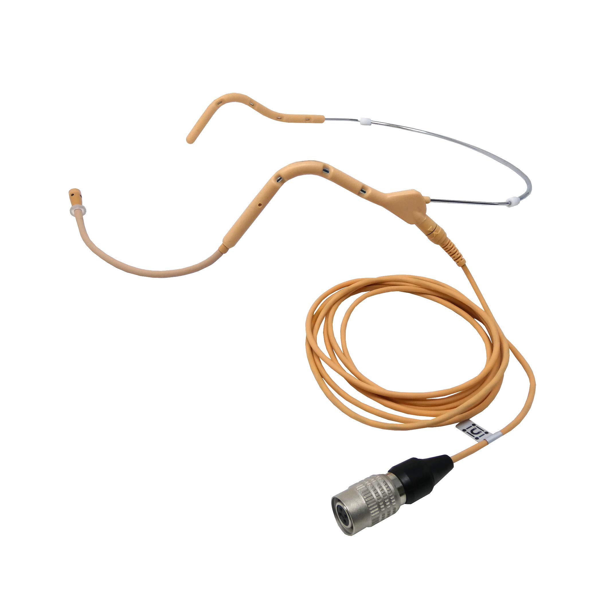 U-Voice UVG20 Tan Professional Headset Microphone with Detachable Straight Cable - Compatible with Audio Technica - Ideal for Podcasting, Gaming & Live Streaming