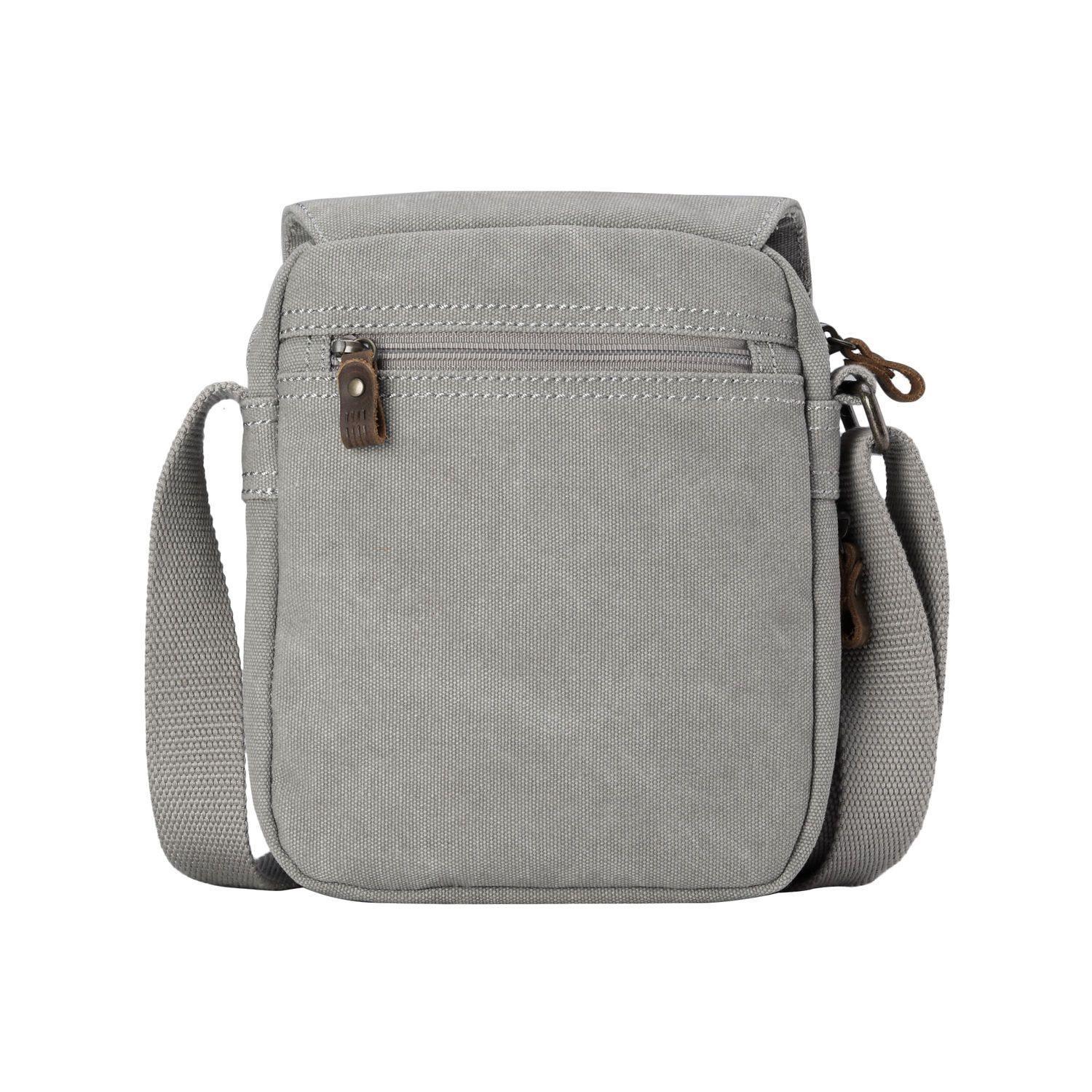 TRP0220 Troop London Classic Canvas Crossbody Bag - Stylish & Durable for Travel, Work & Everyday Use