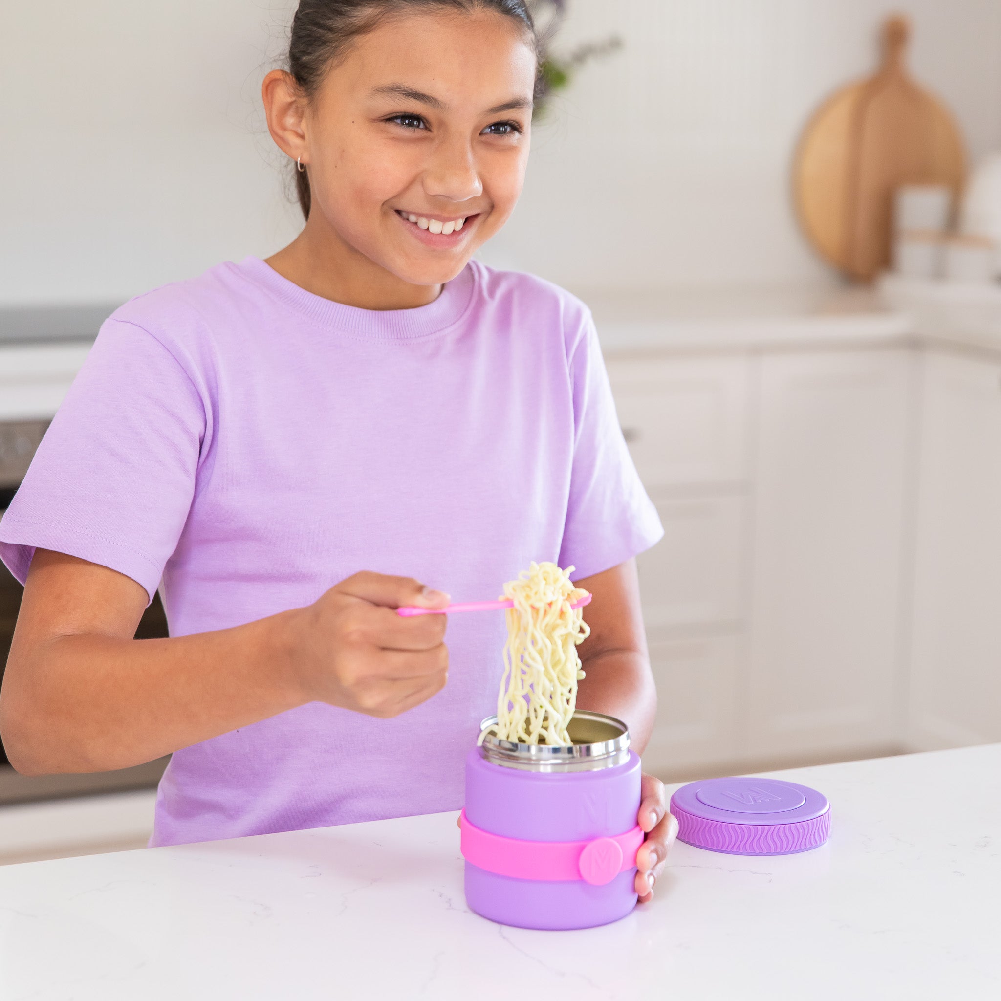 Eco-Friendly Silicone Lunch Cutlery Band Set - BPA-Free Utensil Holder for Kids & Adults - Perfect for School, Office, Picnics and Travel
