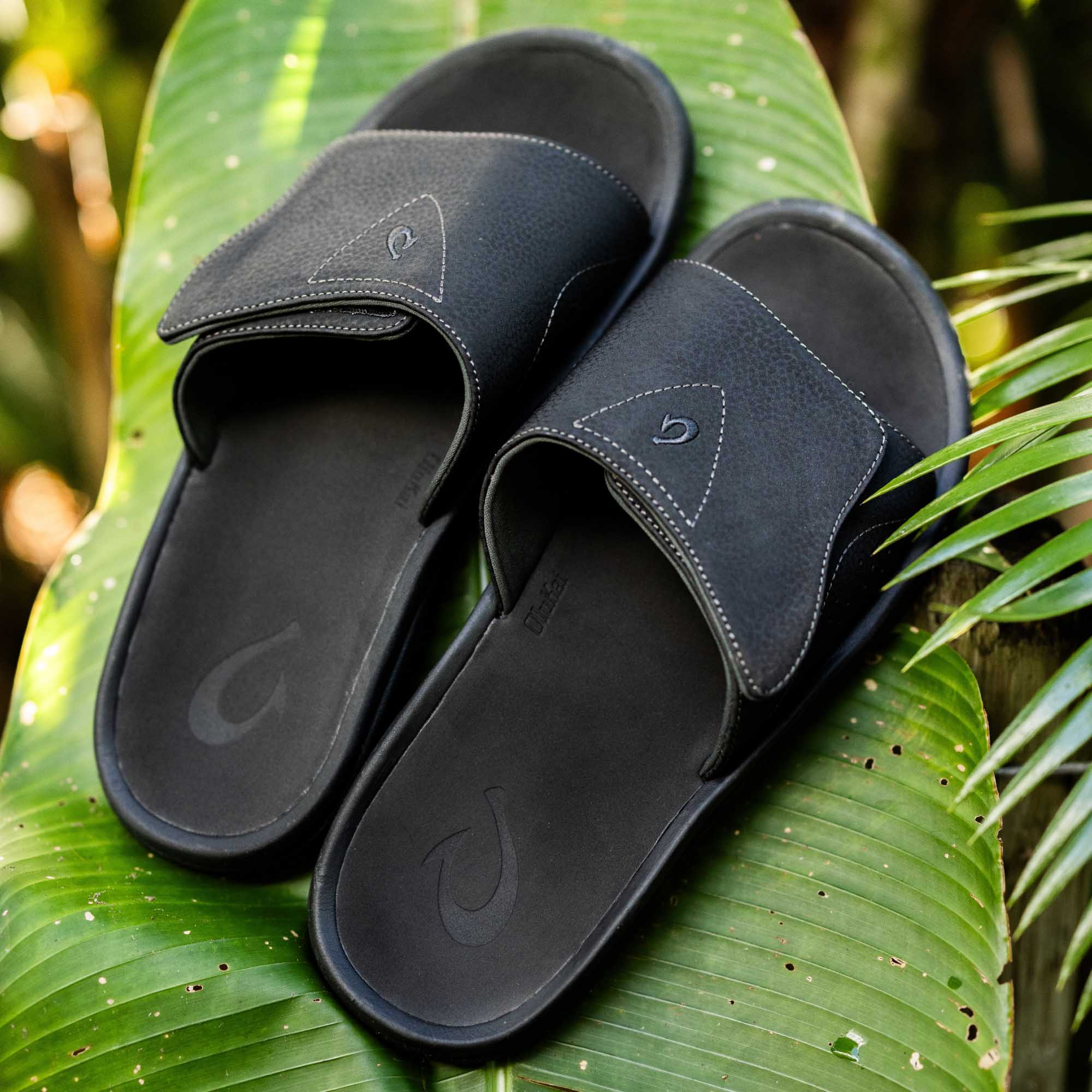Nalu Slide - Premium Black Water Shoes for Men & Women - Perfect for Beach, Pool, Surfing & Water Sports