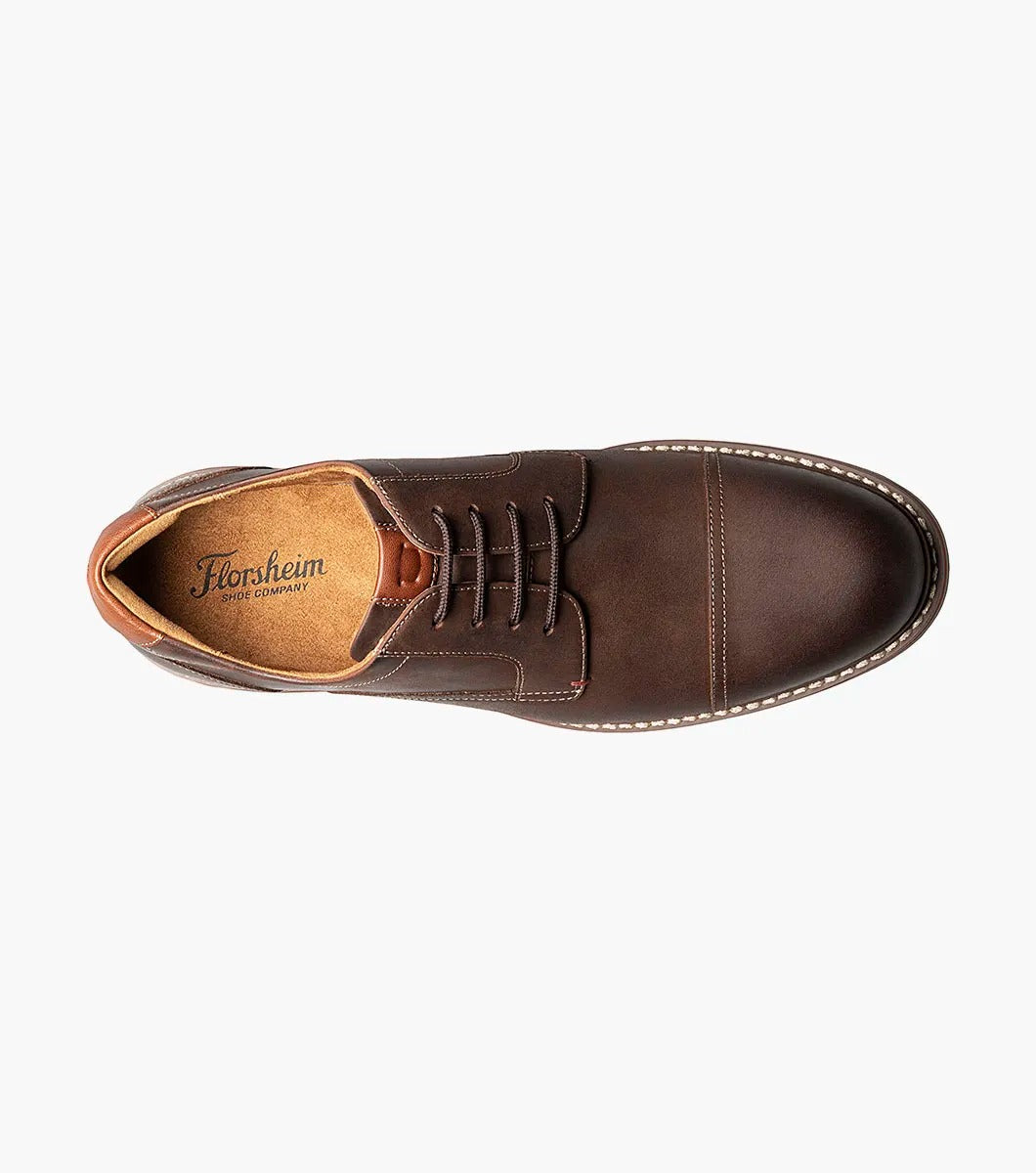 Norwalk Cap Toe Oxford Dress Shoes for Men - Classic Business Formal & Wedding Leather Shoes - Perfect for Office, Interviews & Special Occasions