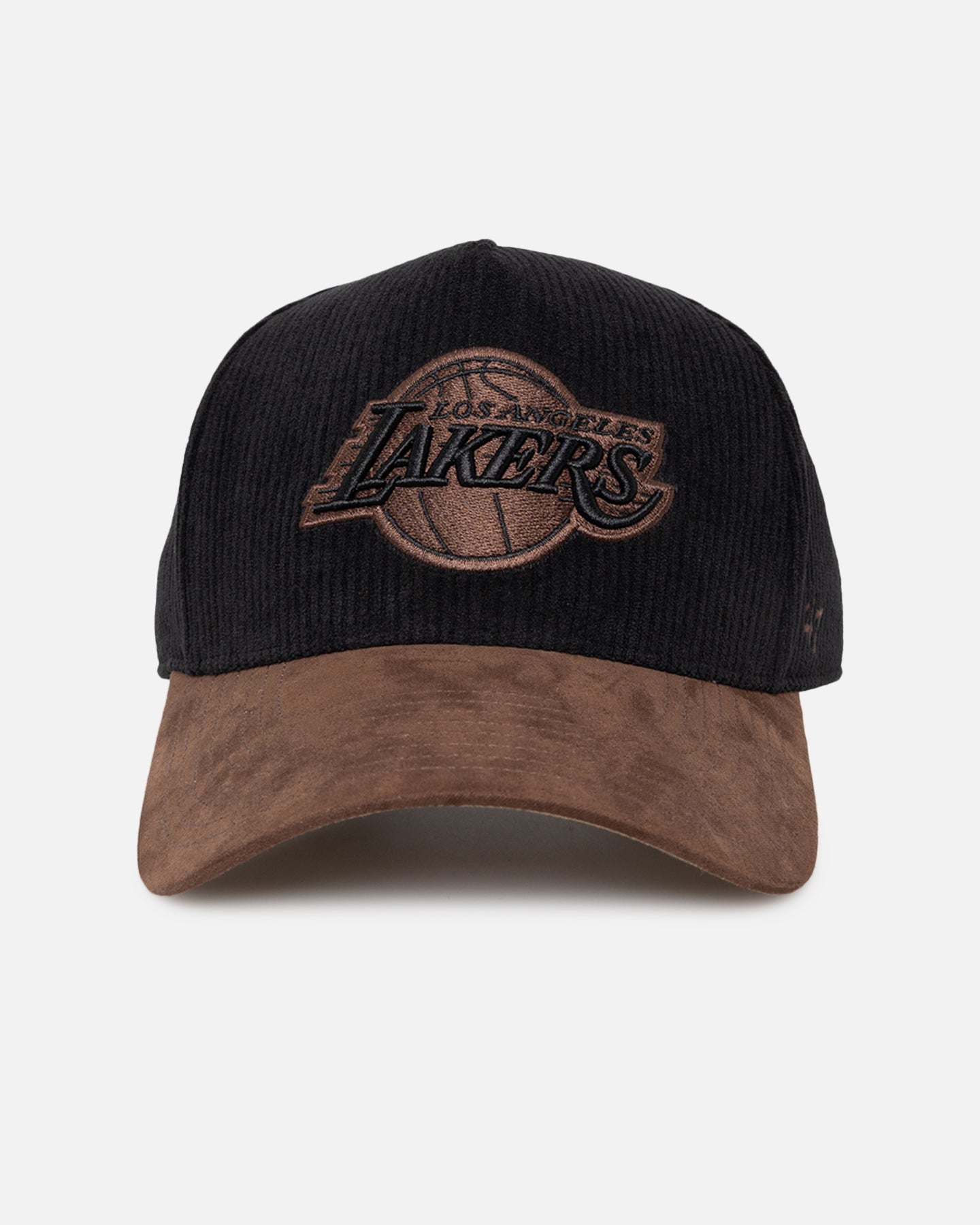 47 Brand Los Angeles Lakers 'Black Barren' Snapback Hat - Adjustable 47 Offside DT Baseball Cap for Men & Women - Perfect for Basketball Games, Streetwear Fashion & Lakers Fan Gifts