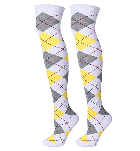 Yellow Grey White