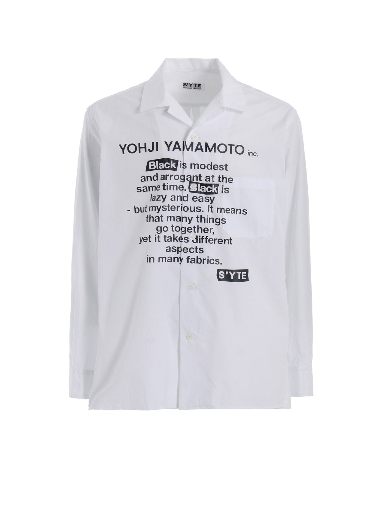 Premium Cotton Broad Shirt with 'Black is Modest' Message Print - Stylish Casual Wear for Men & Women