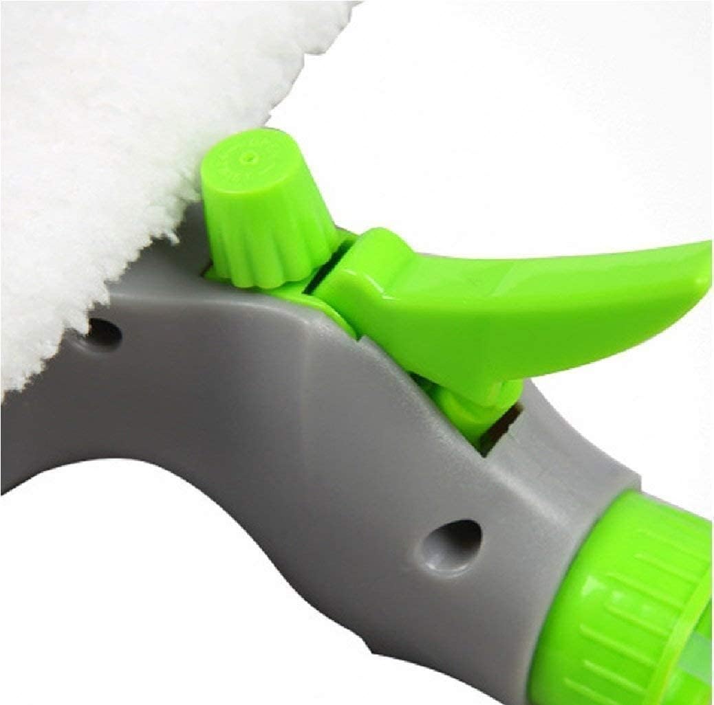Purabelle 3-in-1 Plastic Easy Glass Spray Cleaning Brush Wiper - Car Window, Mirror, Glass, Stove & Floor Cleaner with Spray Bottle (Multicolor) - Perfect for Home, Auto & Kitchen Cleaning