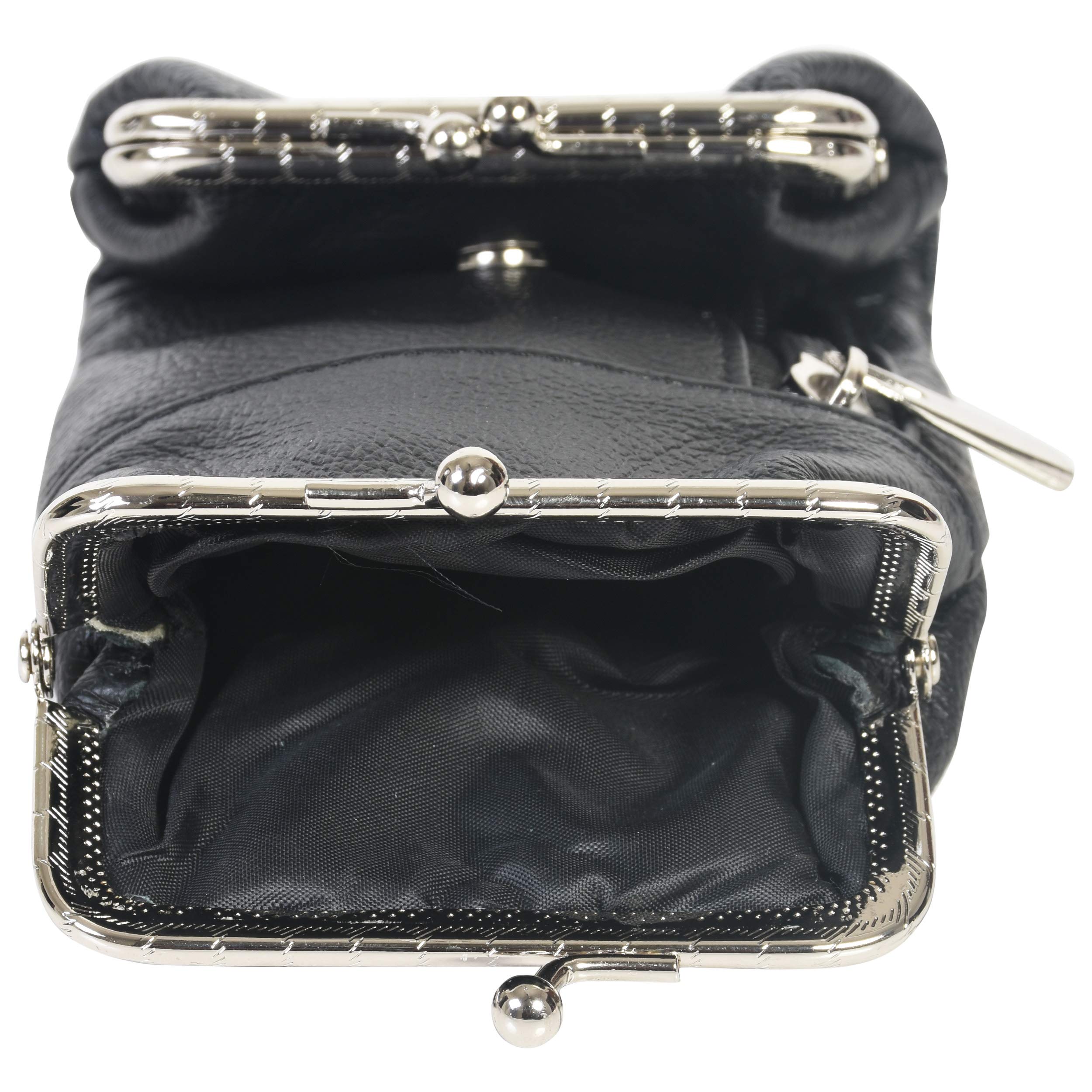 Women's Leather Cigarette & Lighter Holder Case with Twist Clasp - Multiple Color Options (Black) | Compact & Stylish Accessory for Smoking Essentials, Perfect for Travel, Parties & Everyday Use