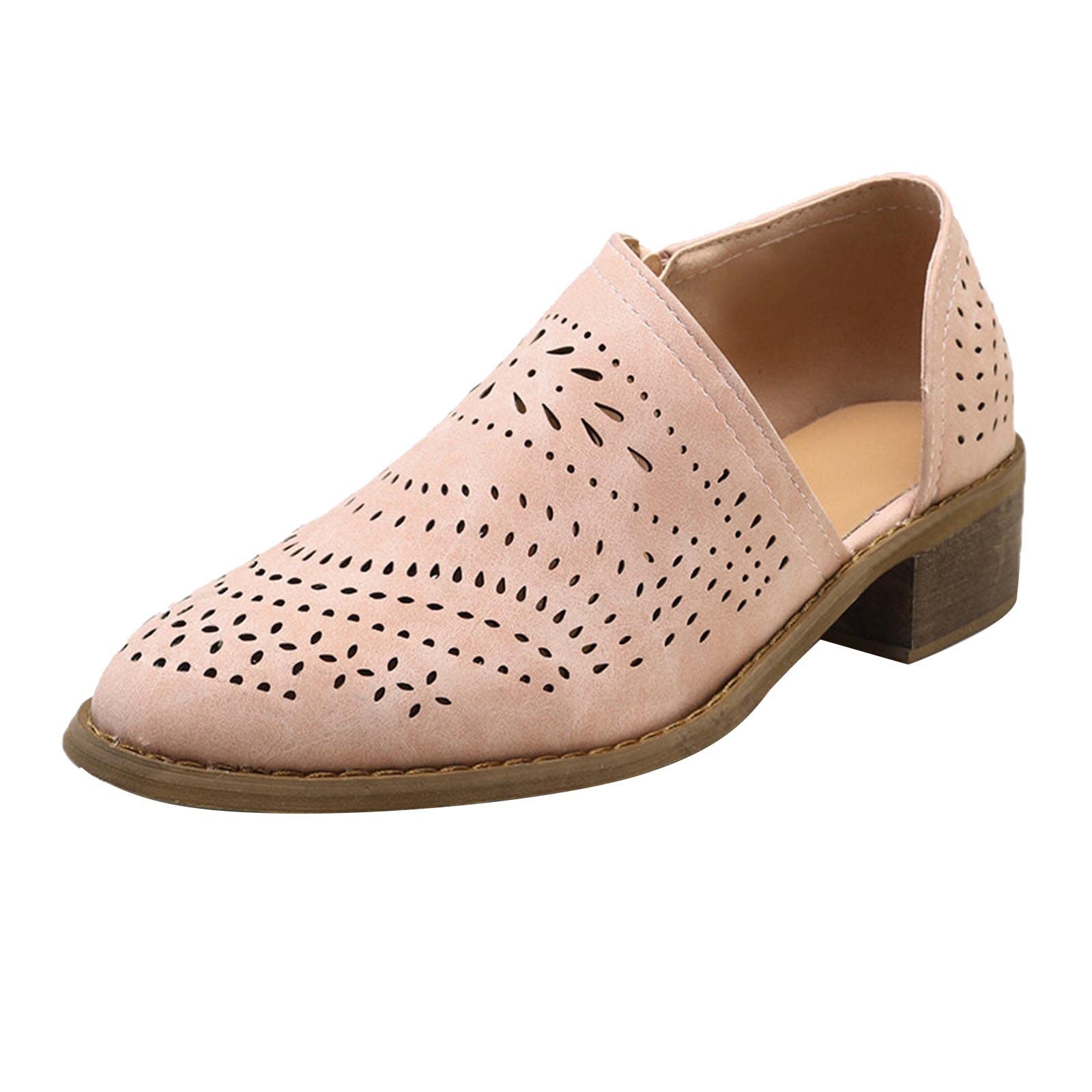 **Women's Breathable Slip-On Mules - Casual Hollow-Out Flat Shoes for Comfort & Style | Perfect for Walking, Work & Everyday Wear**