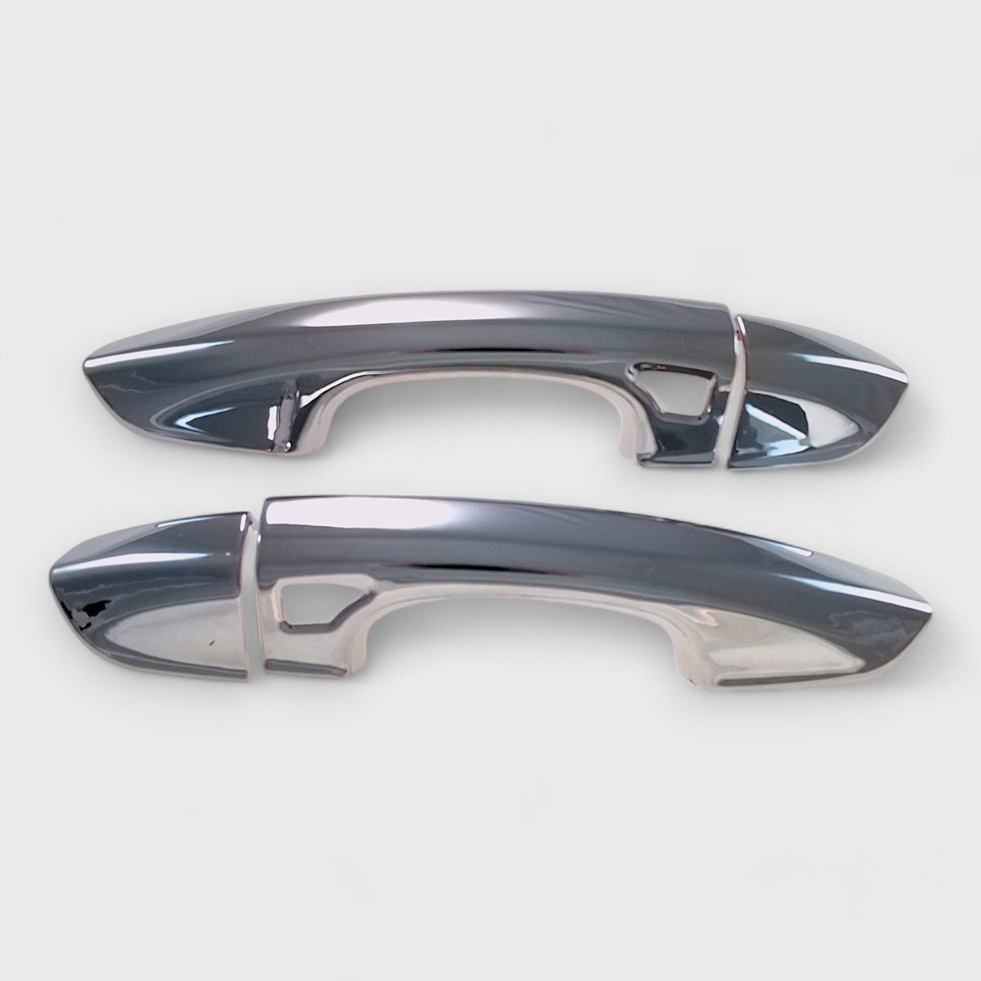 Smart Key Chrome Door Handle Cover DH263 - Secure & Stylish Upgrade for Home & Office Entry Doors