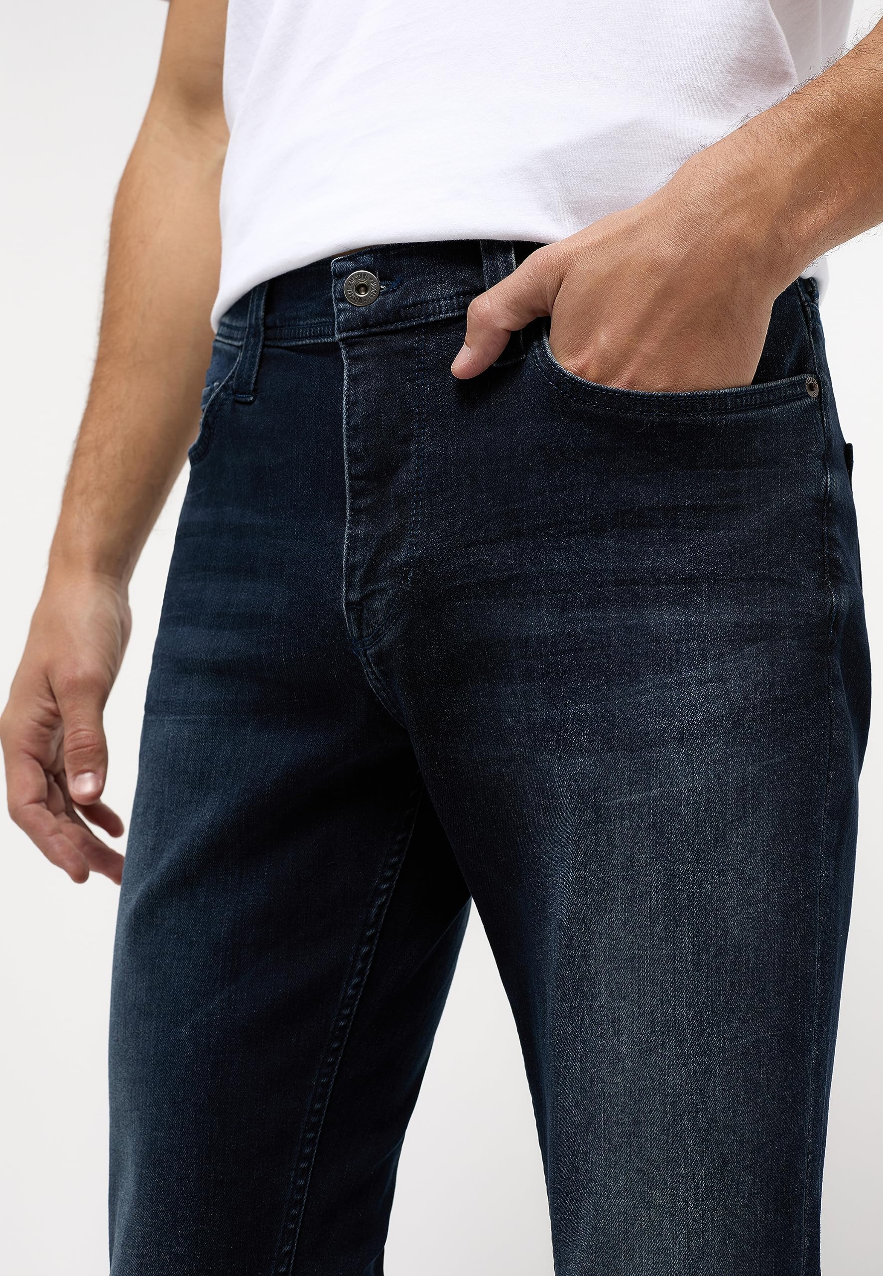 MUSTAG Men's Vegas Slim Fit Jeans - Classic Denim Pants for Casual Wear, Work & Everyday Style
