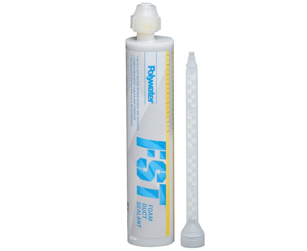 8.5Oz FST Foam Duct Sealant Cartridge - HVAC Sealant for Air Ducts, Pipes & Gaps - Professional Grade Foam Sealant for Home & Commercial Use - Weatherproof & Adhesive for Long-Lasting Protection