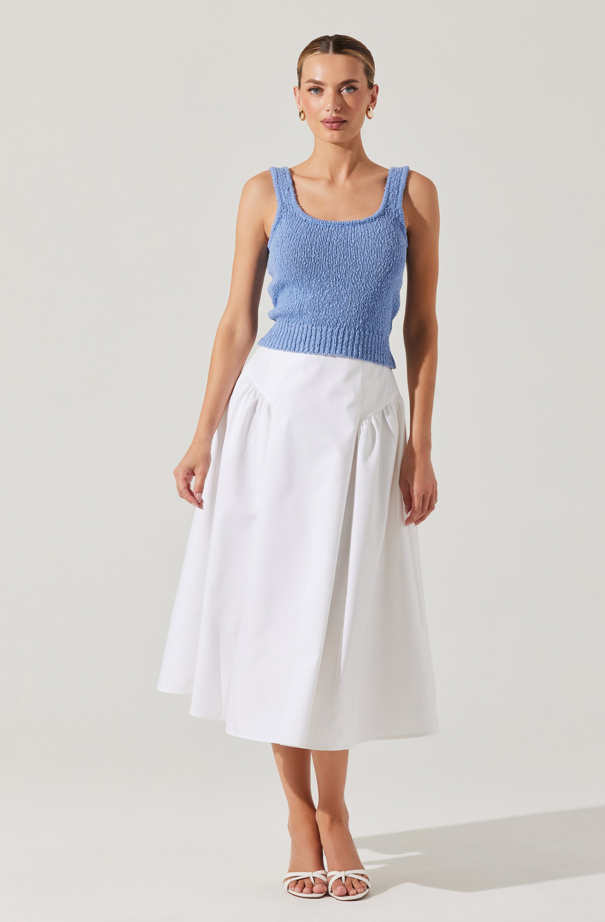 Virgo Textured Sweater Tank Top for Women - Soft Knit Sleeveless Pullover - Perfect for Layering, Casual Outfits & Office Wear