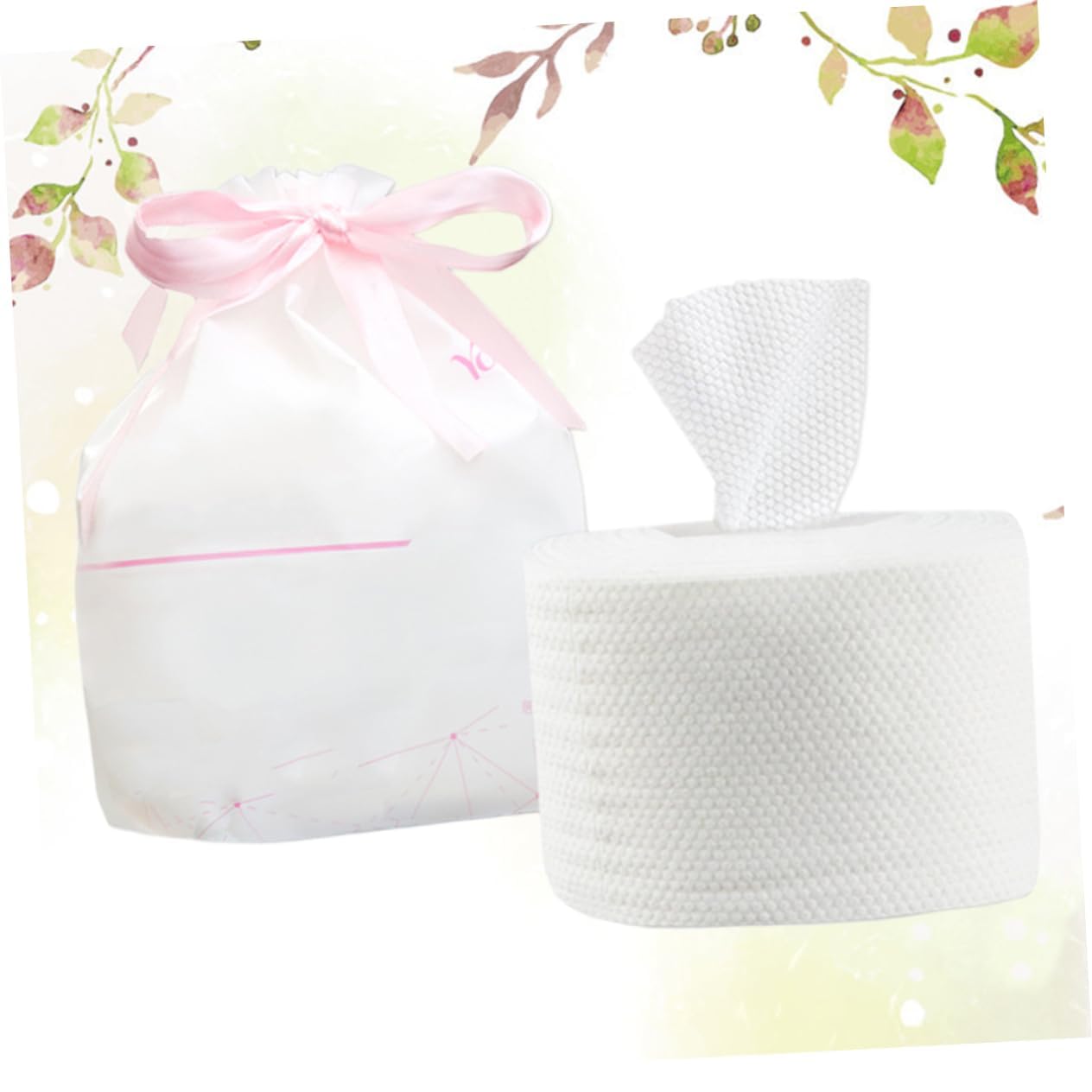 iPetboom 40-Pack Soft White Makeup Remover Towels & Washcloths - Gentle Reusable Cotton Wipes for Face Cleansing, Baby Care, Spa & Beauty Routine
