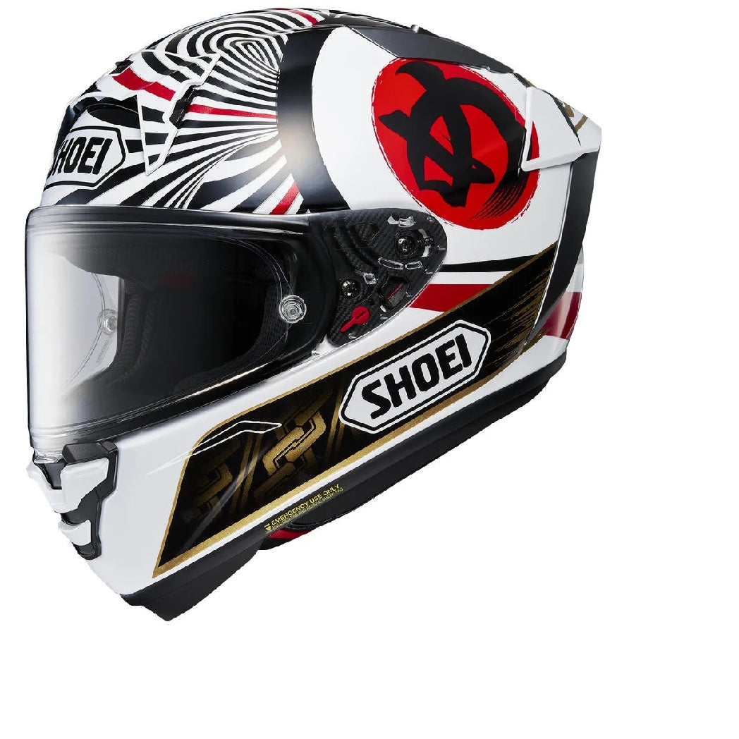 Shoei X Fifteen Marquez Motegi 4 Motorcycle Helmet - Lightweight Full Face Racing Helmet for Men & Women - Perfect for Track Racing, Street Riding & Motorcycle Enthusiasts