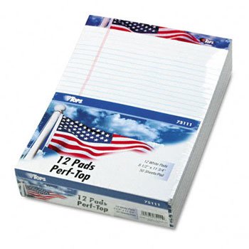 TOPS American Pride Writing Pads - 12-Pack Patriotic Legal Pads (Set of 3) | Premium Lined Paper for Office, School & Home Use | Ideal for Notes, Lists & Journaling