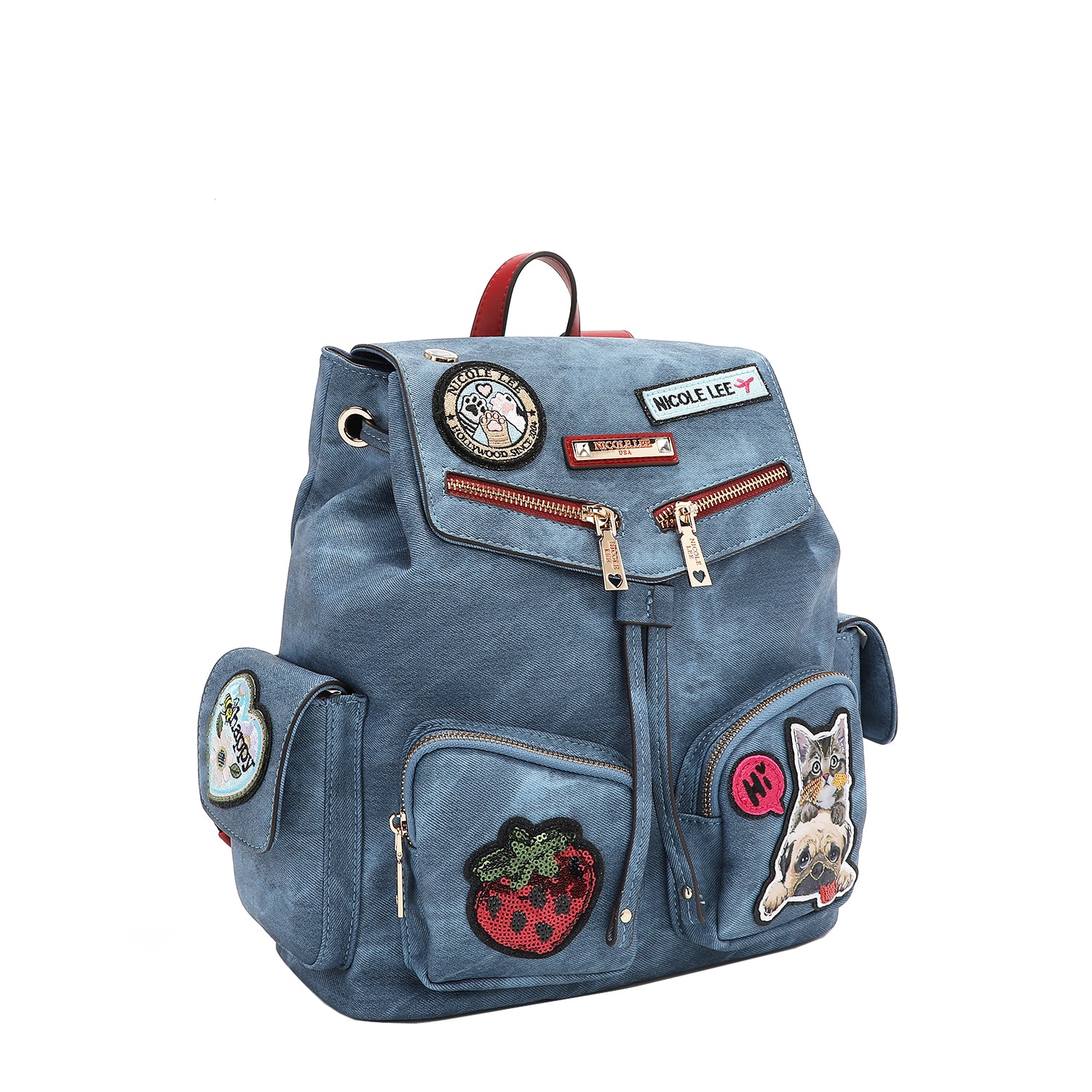 Multi-Patch Backpack - Stylish & Durable School & Travel Bag for Students & Professionals | Perfect for College, Work & Outdoor Adventures