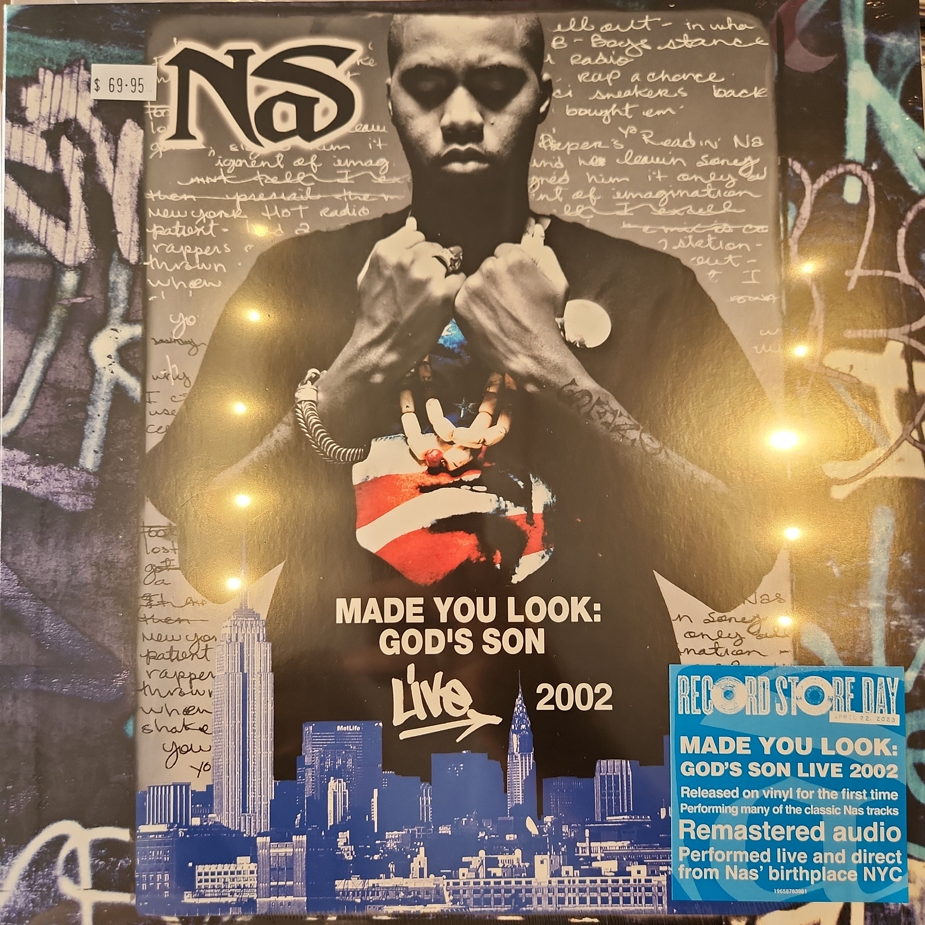 Nas - Made You Look: God's Son Live - Limited Edition Vinyl LP Record - Perfect for Hip-Hop Collectors & Music Enthusiasts - Great for Home Listening, DJ Sets & Gift Giving