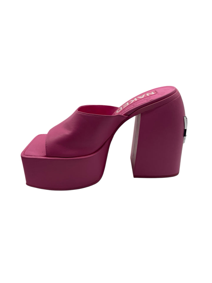Naked Wolfe Hot Pink Jenna Platform Boots Women's US Size 10 (EU 40) - Stylish & Comfortable for Parties, Night Out & Fashion Events