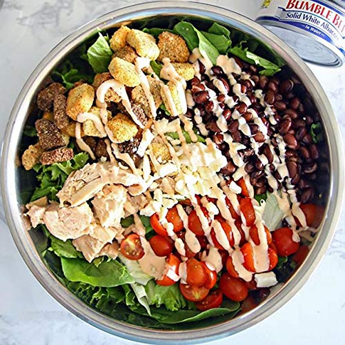 BUMBLE BEE Wild Caught Solid White Albacore Tuna in Water - 5oz Cans (Pack of 24) | High Protein, Keto & Paleo Friendly, Gluten Free Canned Tuna Fillets | Perfect for Salads, Sandwiches, Meal Prep & Low-Carb Diets