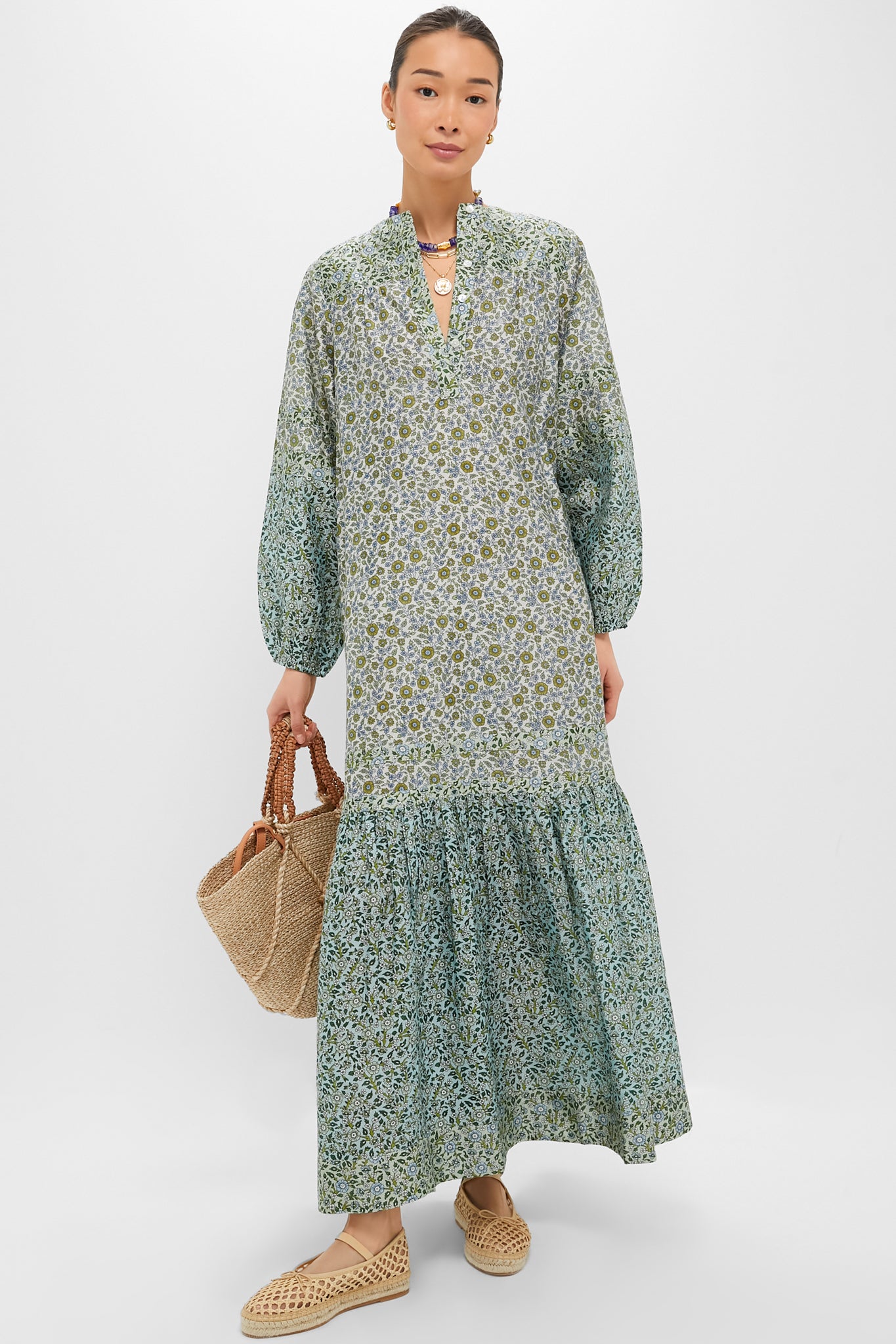 Bonita Sonila Viviana Women's Maxi Dress - Flowy Long Summer Dress with Pockets, Perfect for Beach, Vacation, and Casual Outings