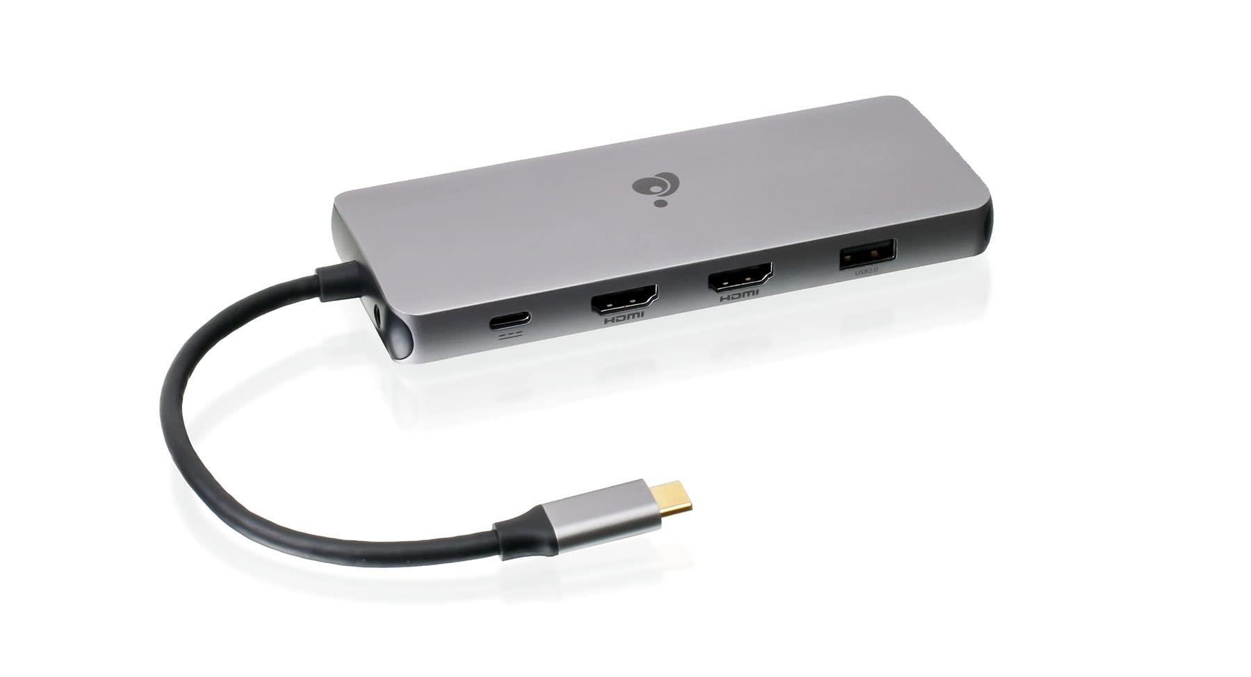 IOGEAR USB-C Triple Display Docking Station with 4K 60Hz, 2 HDMI Ports, 1 DisplayPort, 4 USB Ports (2 USB 2.0 & 2 USB 3.0), Gigabit Ethernet, 3.5mm Audio, 100W Power Delivery - Compatible with MacBook Pro/Air, Thunderbolt 3 & USB-C Laptops - Perfect for Home Office, Gaming & Multi-Monitor Workstations