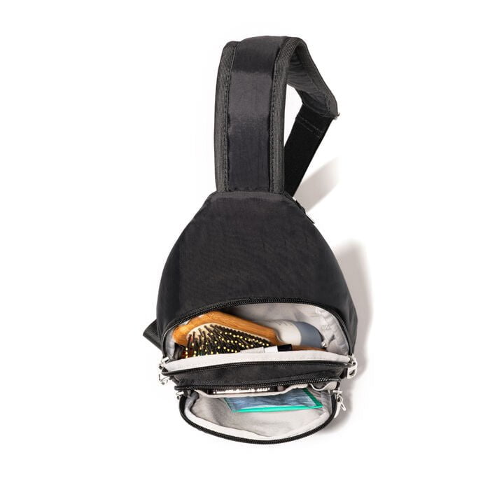 Baggallini Securtex Anti-Theft Crossbody Sling Bag for Women - RFID Blocking, Lightweight & Secure Travel Purse - Perfect for Day Trips, Commuting, and Shopping