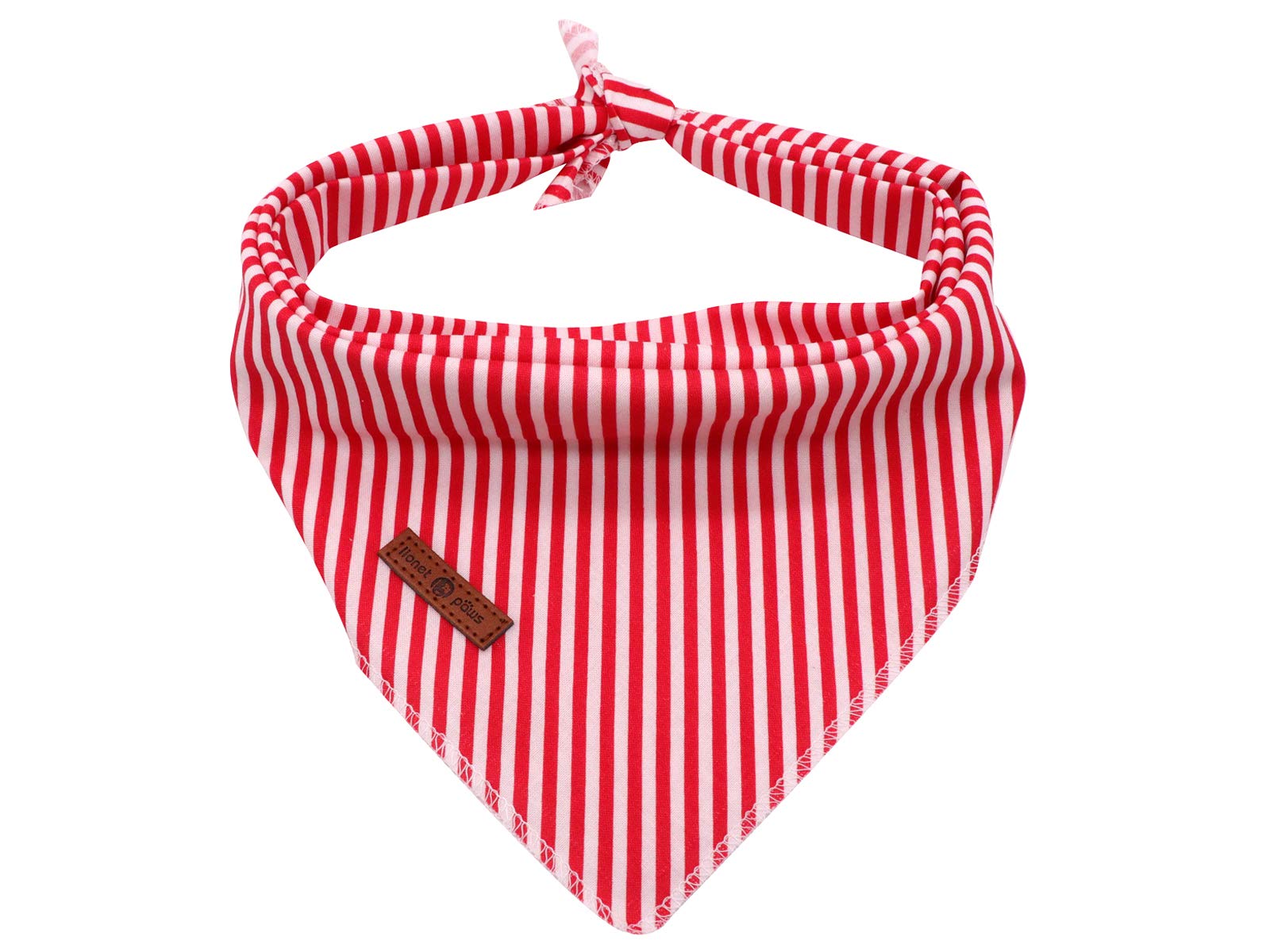 Lionet Paws Dog Bandana for Small Medium Large Dogs - Adjustable Pet Scarf for Cats & Dogs - Cute Triangle Kerchief Bib for Boy or Girl Pets - Perfect for Holidays, Birthdays & Outdoor Adventures