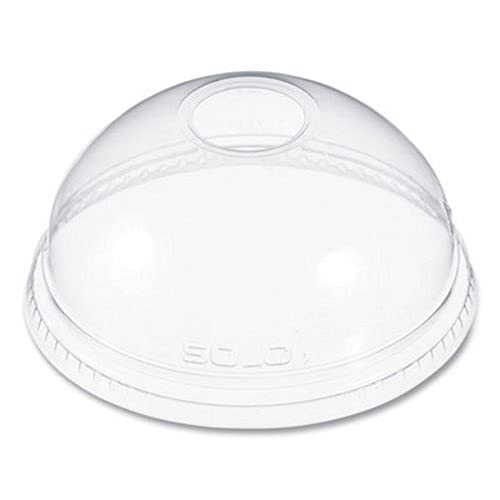 DRCDLR626CT - Ultra Clear Dome Cold Cup Lids for 16-24 oz Cups | Perfect for Iced Coffee, Smoothies & Bubble Tea | BPA-Free, Leak-Proof Drink Lids for Takeout & Restaurants