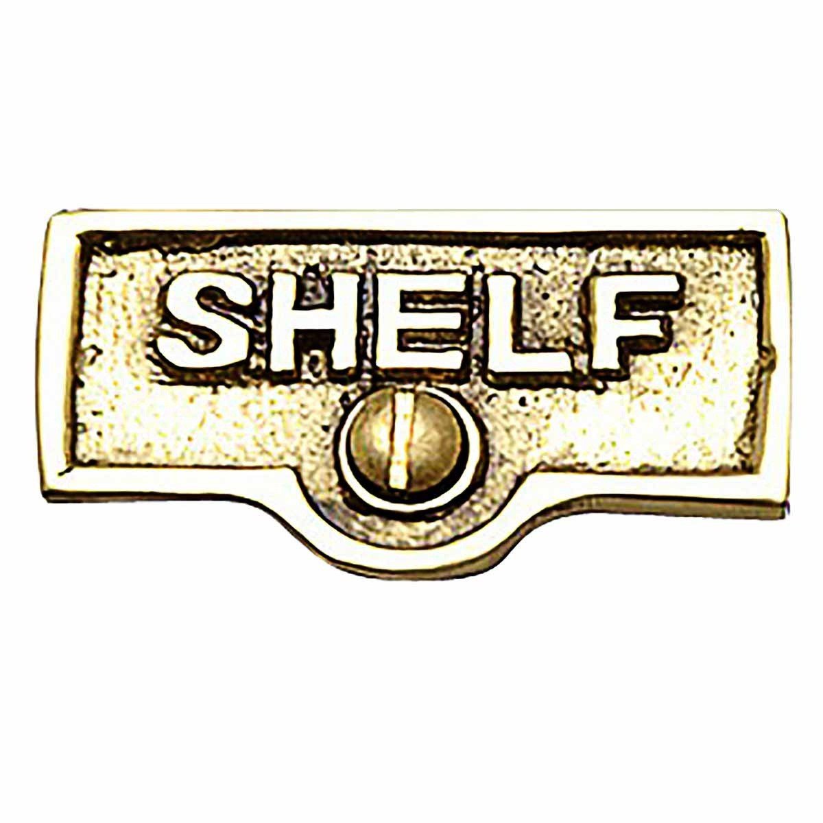Brass Switch Plate Tags & Shelf Labels for Home Renovation