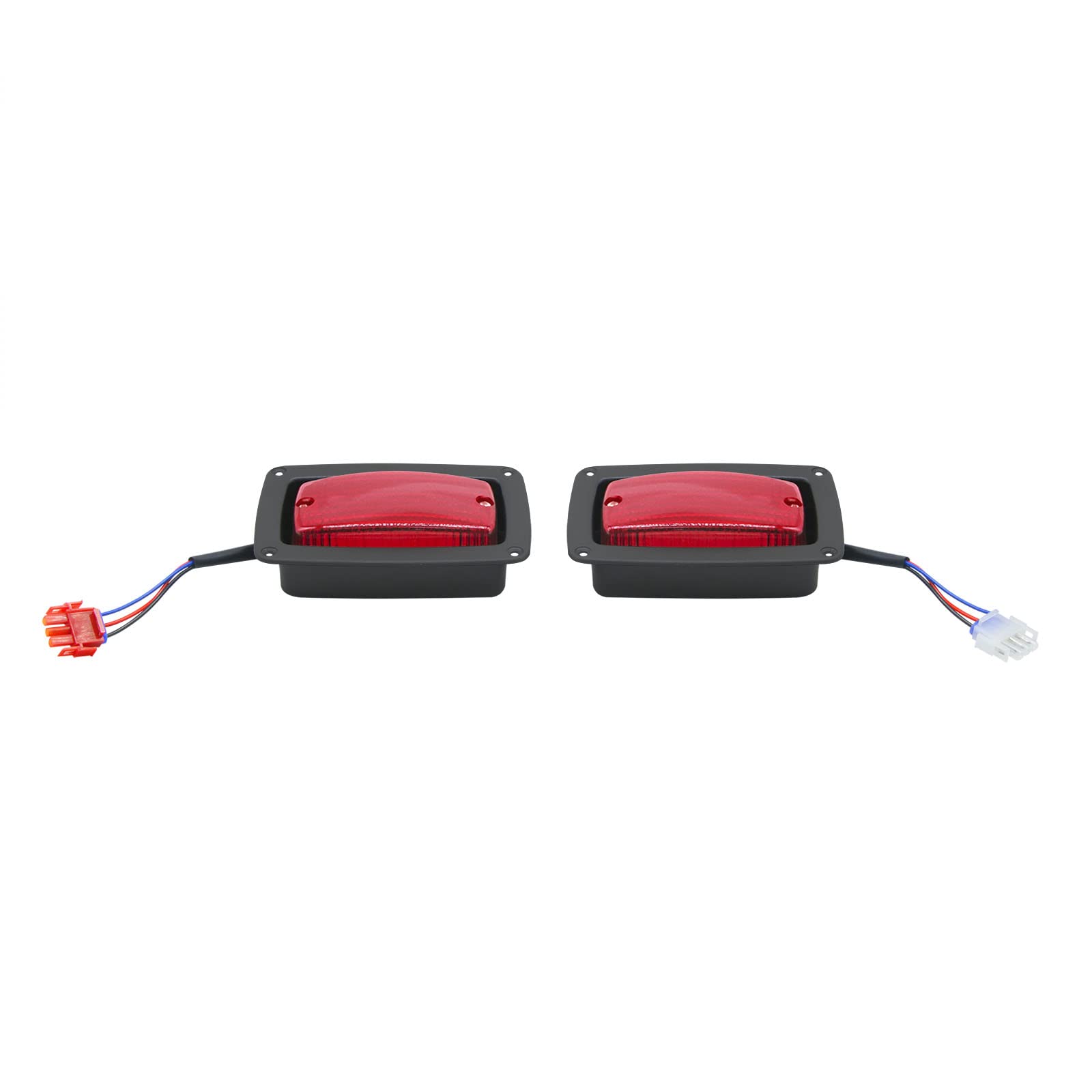 Club Car DS Golf Cart LED Tail Light Kit (1982-Newer Models) - 3-Wire Plug 1017035 - Perfect for Night Golfing & Neighborhood Cruising