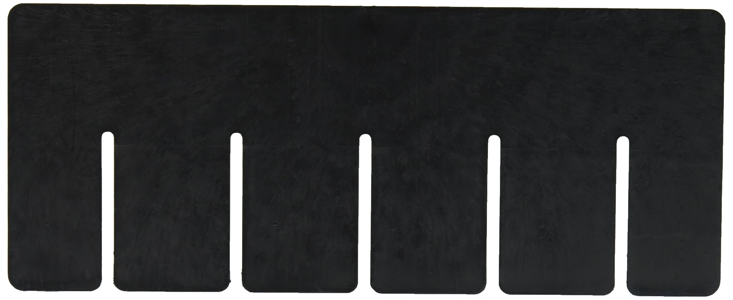 Quantum DS91035CO Conductive Short Divider | Compatible with DG91035CO Grid Bin | for Warehouse & Garage Storage | Black Plastic (6-Pack)