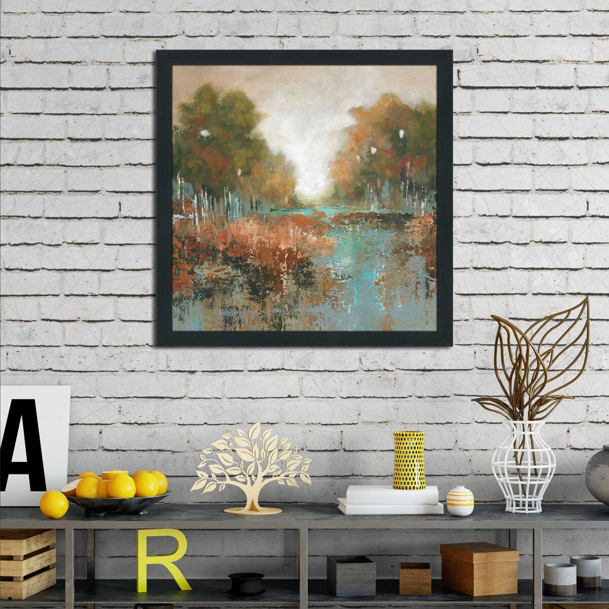 Autumn Walk by Carol Robinson - Premium Acrylic Wall Art Print for Home & Office Decor - Perfect for Living Room, Bedroom, or Gift