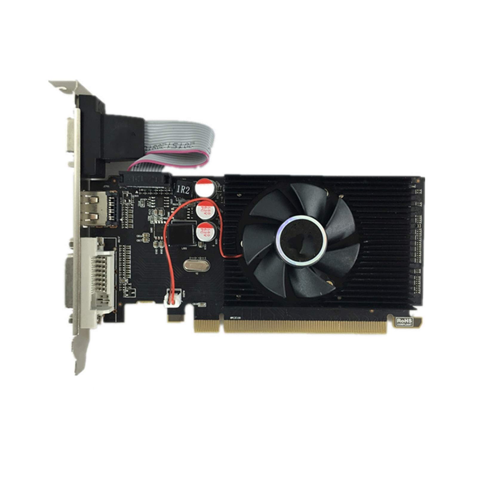 XLL Fanless Cooling System - 100% Compatible with HD7450 2GB DDR3 64bit Low Profile Graphics Card | ATI Radeon Gaming GPU | Perfect for Silent PC Builds & Home Theater Systems