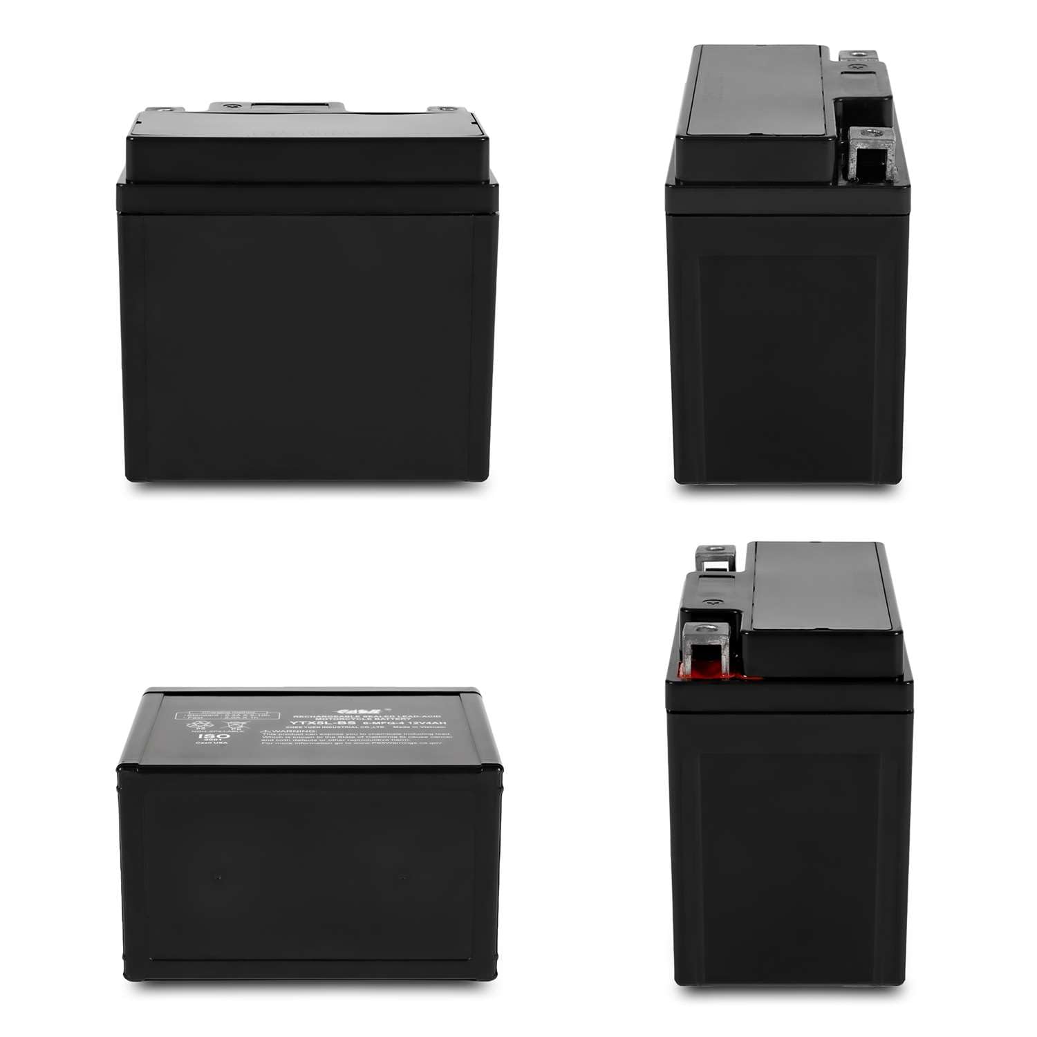 Casil YTX5L-BS 12V 4AH 80 CCA Sealed Lead Acid (SLA) Power Sport Battery for Motorcycles, ATVs, and Scooters - Reliable Replacement Battery for Outdoor Adventures