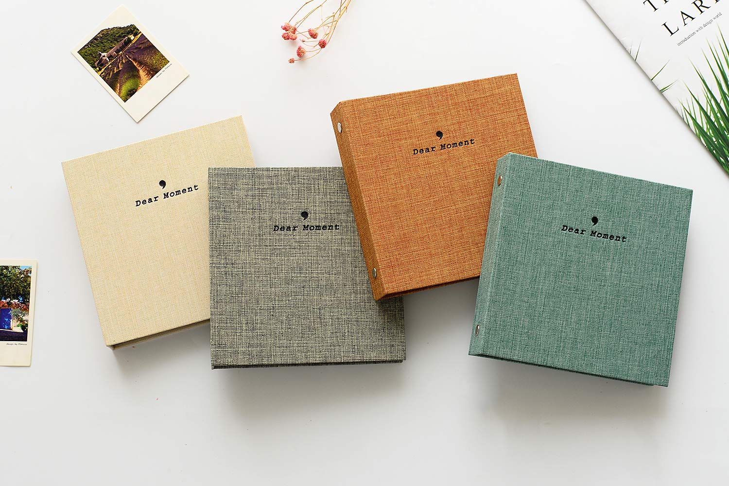 Ablus 100-Pocket Mini Photo Album - Compatible with Fujifilm Instax Mini 9/8/90/25, Polaroid Snap PIC-300 & Kodak Mini 3-Inch Film (Beige) | Perfect for Travel Memories, Baby Photos & Wedding Keepsakes