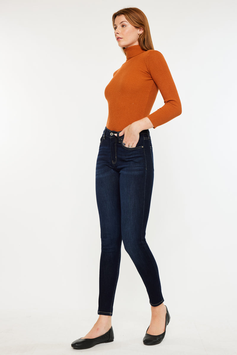 Bennie High Rise Super Skinny Jeans for Women - Stretch Denim Pants, Slim Fit Tummy Control Jeans - Perfect for Casual Wear, Night Out, and Everyday Fashion