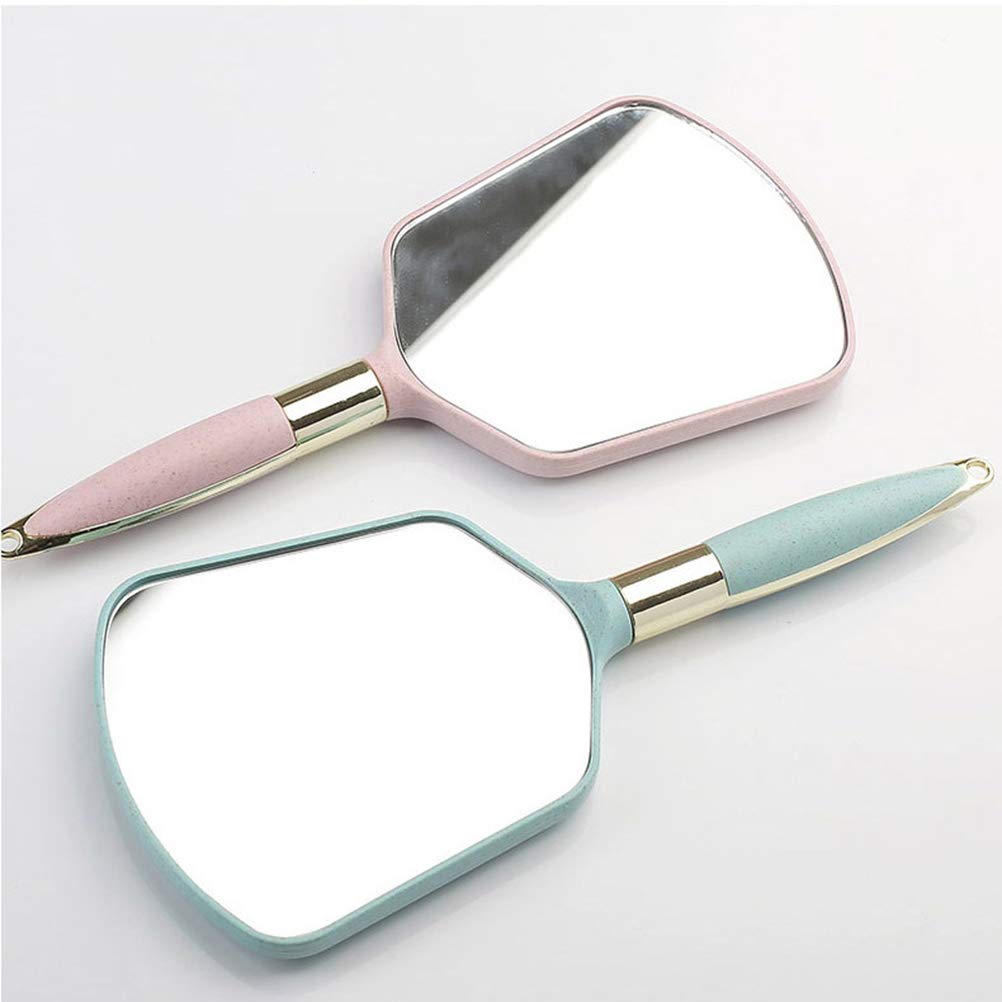 Portable Handheld Mirror for Makeup & Vanity - Wall Mounted or Tabletop Use - Perfect for Bathroom, Salon, and Travel