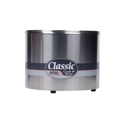 APW Wyott 11 Quart Commercial Countertop Soup Warmer - Perfect for Restaurants, Cafes & Catering Services