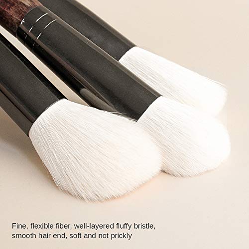 16-Piece Professional Makeup Brush Set - Premium Synthetic Bristles with Tapered Wooden Handles - Foundation, Eyeshadow & Concealer Brushes - Complete Makeup Kit for Daily Beauty & Professional Makeup Application