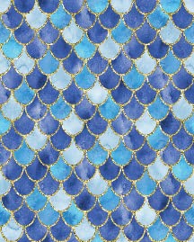 Dreamlike Mermaid Fish Scale-17