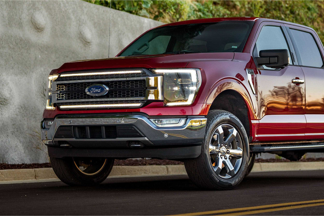 2021-2023 Ford F-150 XB LED Headlights with White DRL - High-Performance Lighting Upgrade for Night Driving & Off-Road Adventures