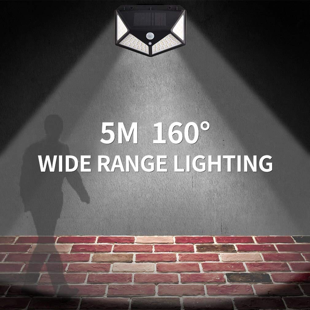 3 Modes LED Solar Light Outdoor - PIR Motion Sensor Wall Light, Waterproof Solar Powered Lamp for Garden, Yard, Pathway & Patio Decoration (1 Pack) - Perfect for Nighttime Safety & Landscape Lighting