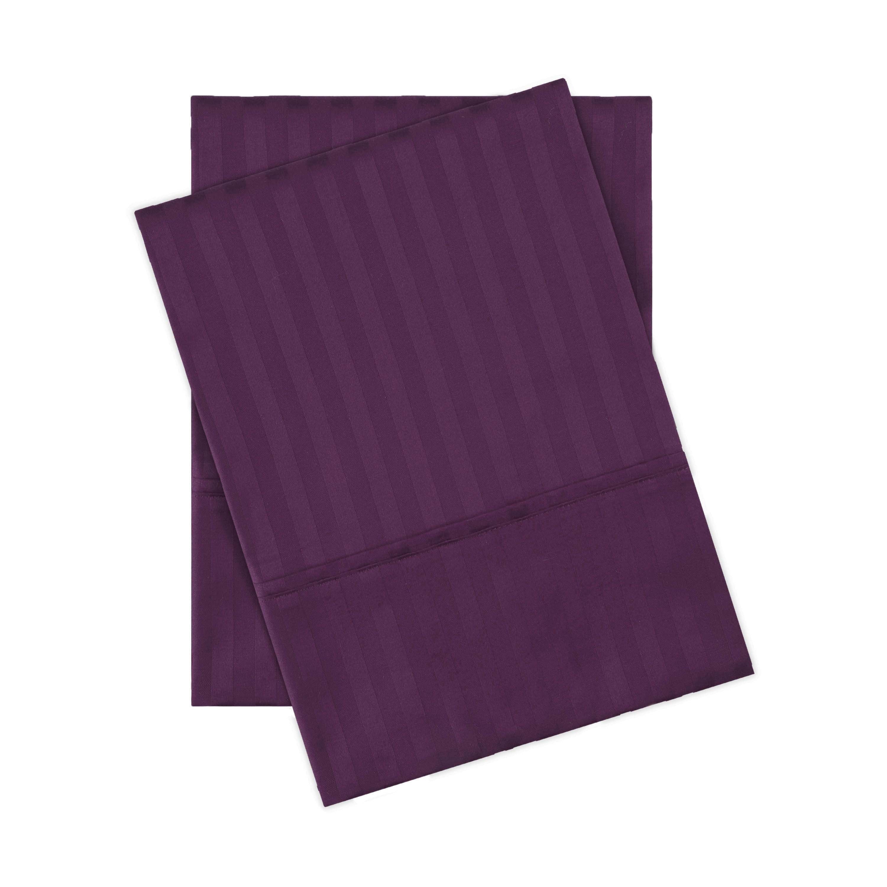 Premium 400 Thread Count Egyptian Cotton Pillowcase Set of 2 - Soft & Breathable Bedding for Side Sleepers, Hotel Luxury Feel - Perfect for Master Bedroom, Guest Room & Travel
