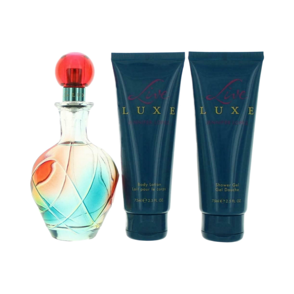 Live Luxe 3-Piece Eau de Parfum Set - 100ml Each - Premium Luxury Perfume Collection for Women & Men - Perfect for Gifts, Date Nights & Special Occasions
