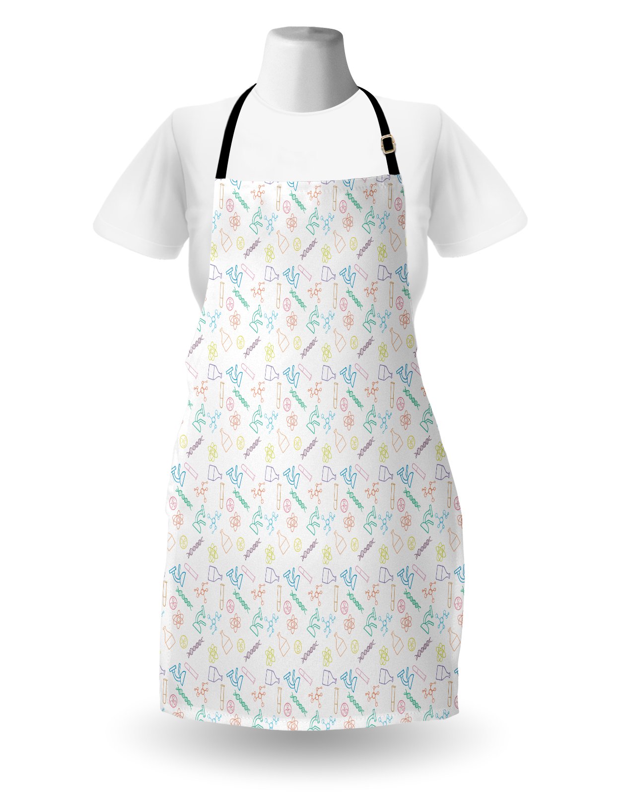 Ambesonne Science Apron - Chemistry Pattern for Cooking & Gardening
