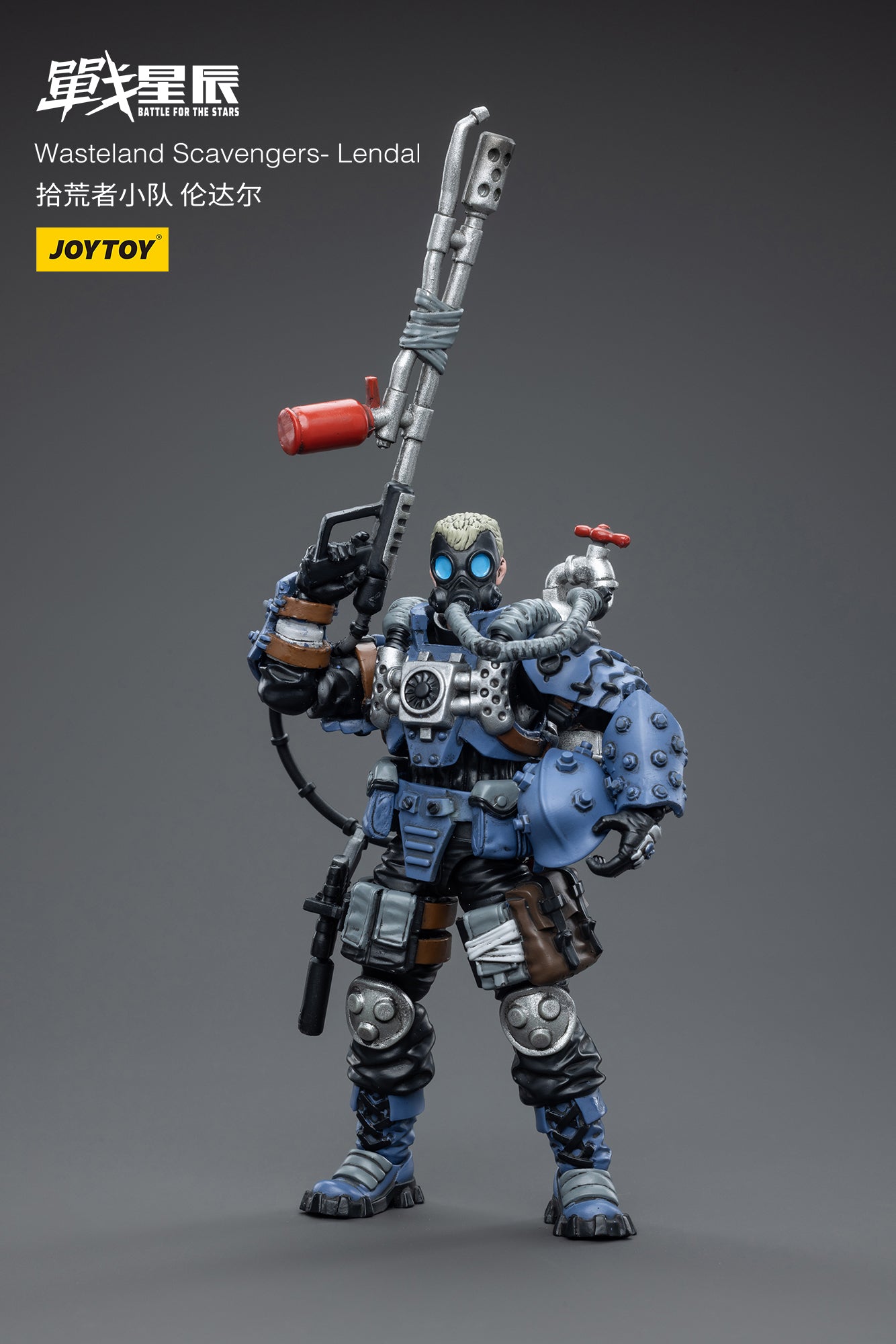1/18 JOYTOY 3.75 Inch Wasteland Scavengers Action Figure Set (3PCS) - Post-Apocalyptic Collectible Toys for Display, Photography & Role Play