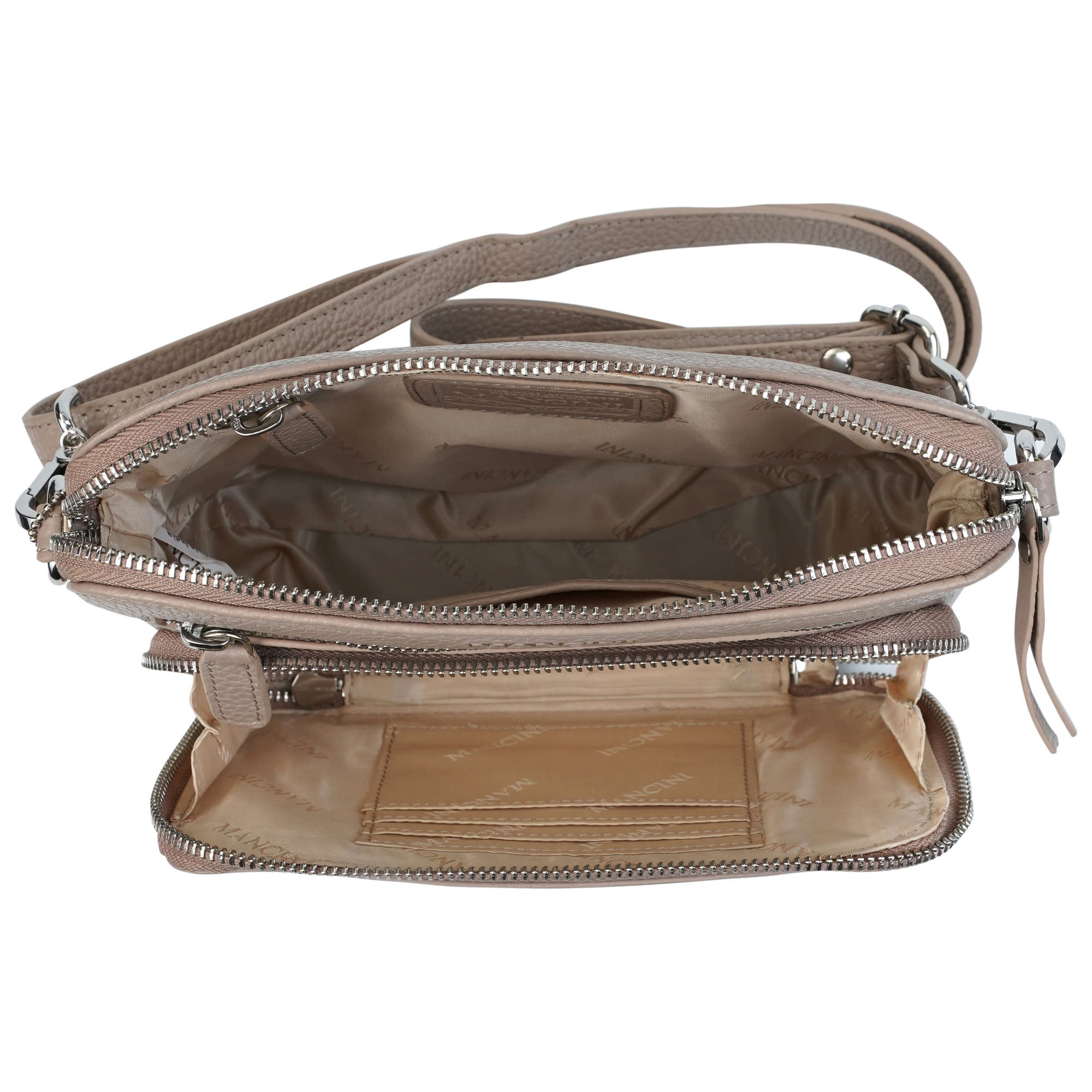 Stylish Mancini Pebbled Valerie Small Crossbody Bag for Women | Fashionable Leather Purse for Daily Use, Travel & Date Night