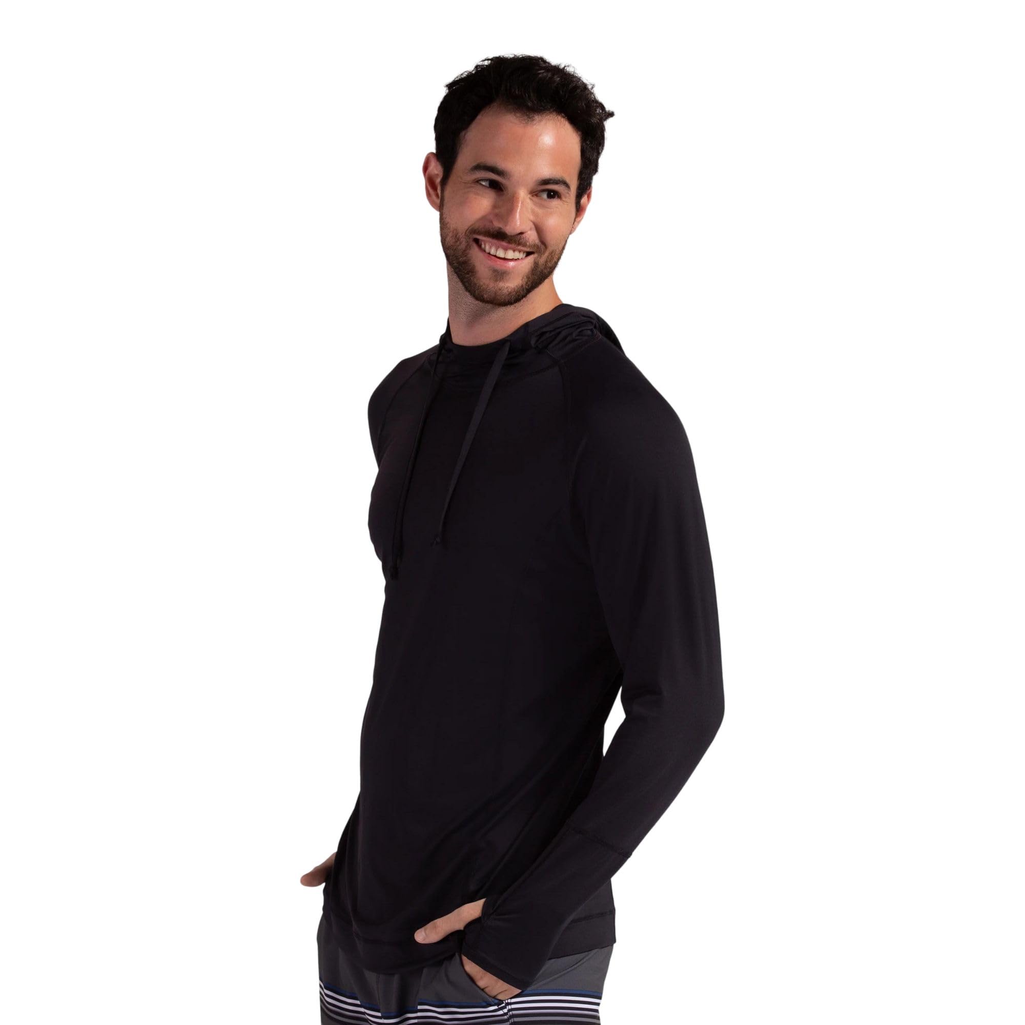 Unisex UPF 50+ Sun Protection Hoodie for Men & Women - Lightweight Breathable Active Wear for Running, Hiking & Outdoor Sports