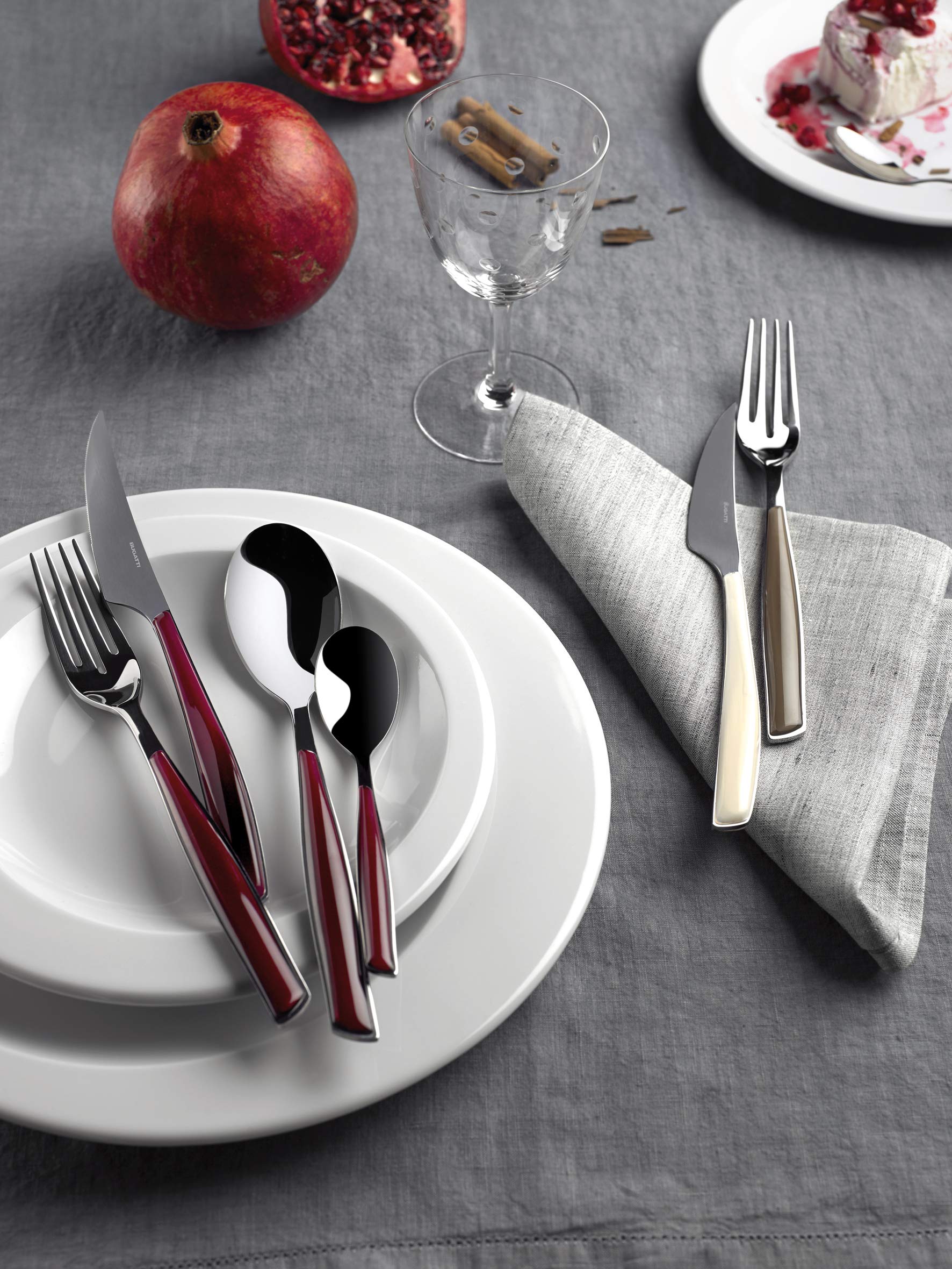 Premium 24-Piece Stainless Steel Cutlery Set - 18/10 Grade with Green Apple Handle - 6-Person Flatware Set (6 Forks, 6 Knives, 6 Spoons, 6 Teaspoons) - Elegant Dining for Everyday Meals & Dinner Parties
