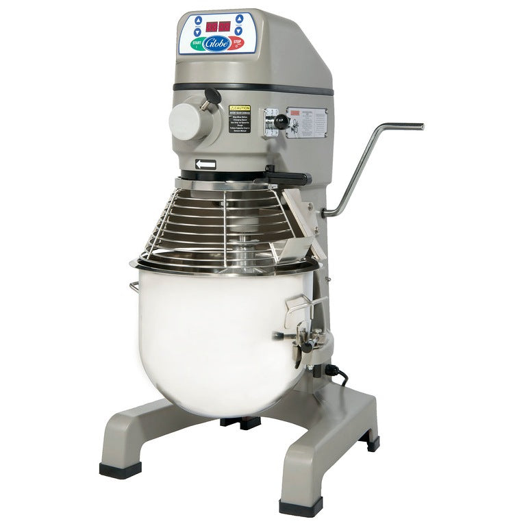 Globe SP25 Heavy Duty 25 Quart Commercial Bench Mixer - Perfect for Bakeries, Restaurants & Large Batch Baking