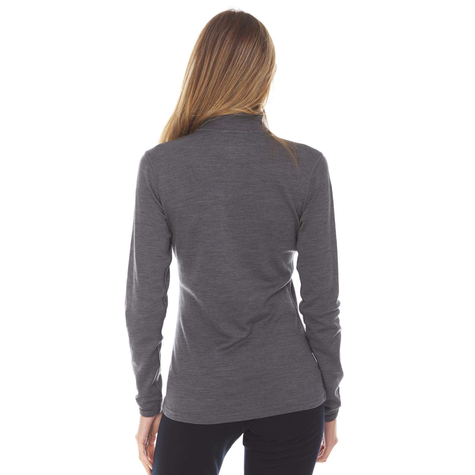 Premium 100% Merino Wool Women's 1/4 Zip Midweight Pullover - Soft & Breathable Midlayer for Hiking, Camping & Outdoor Adventures